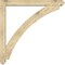 Ekena Millwork Thorton Arts and Crafts Rough Sawn Bracket w/ Offset Brace, Douglas Fir, 6"W x 48"D x 48"H BKT0604X48X48THR03RDF - alternate 4